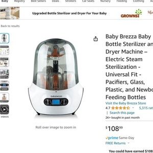 Baby brezza one step sterilizer and dryer
